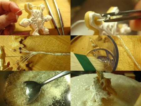snowflake cake