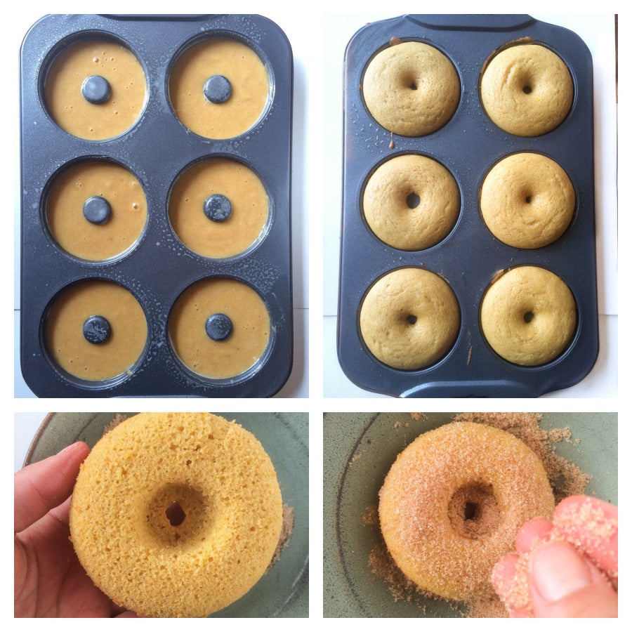 How to Make Gluten-Free Pumpkin Doughnuts gluten-free-baked-pumpkin-doughnuts