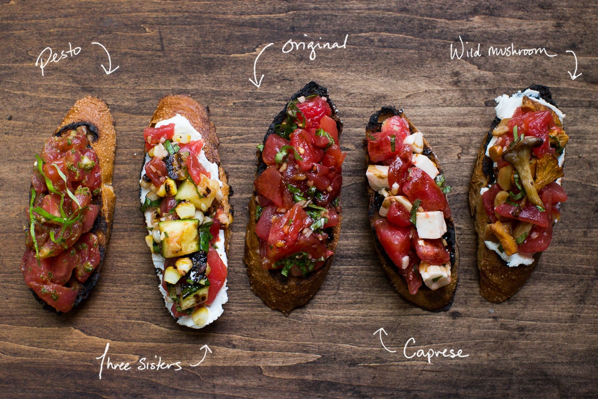 A better bruschetta via @kingarthurflour