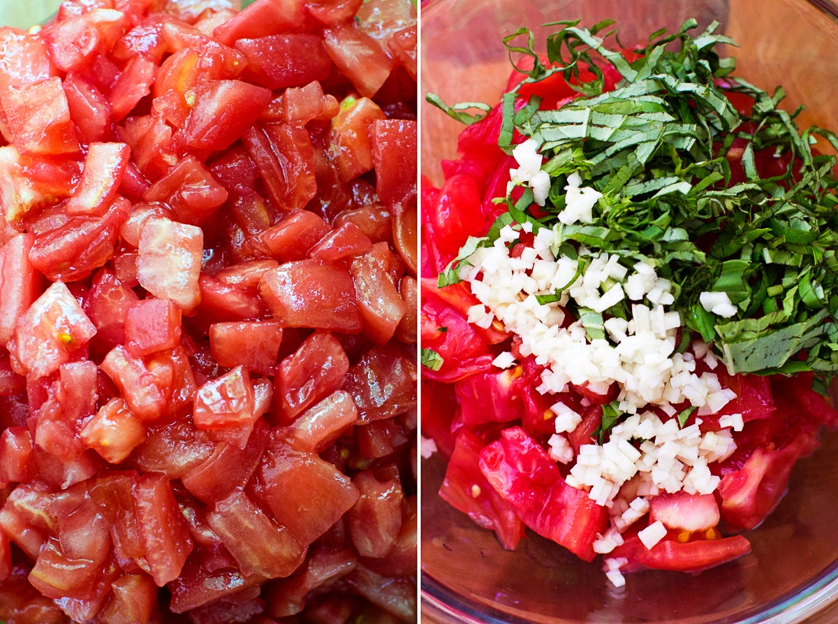 Tips for making a better bruschetta via @kingarthurflour