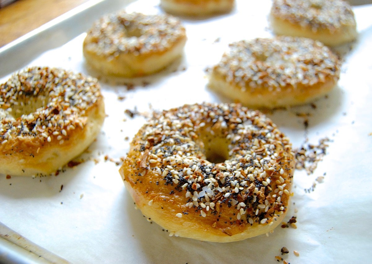 Everything bagels via @kingarthurflour