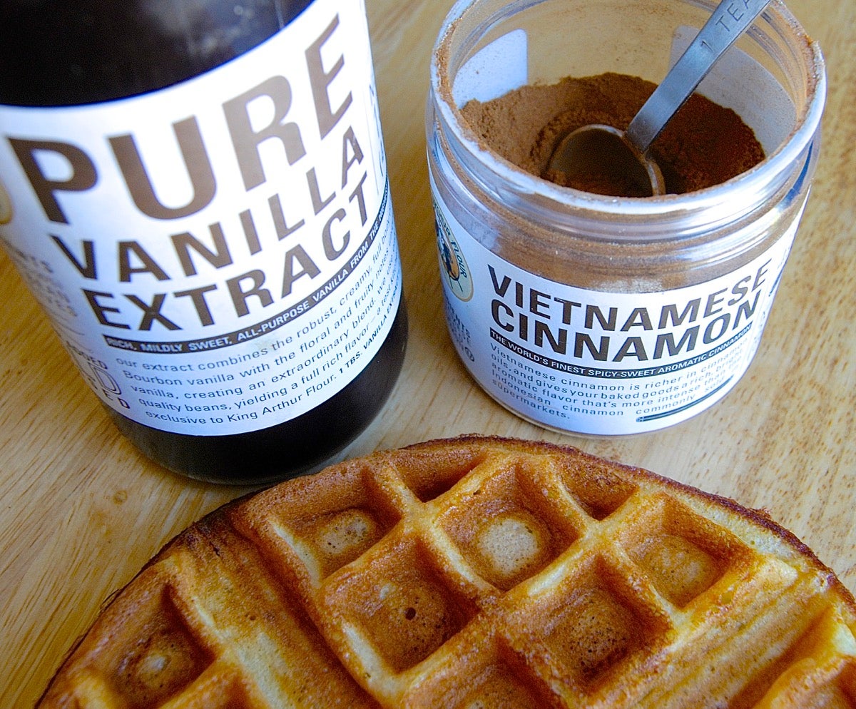 Waffle Tips via @kingarthurflour