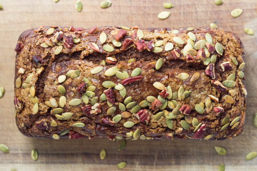 Gluten-Free Pumpkin Bread via @kingarthurflour