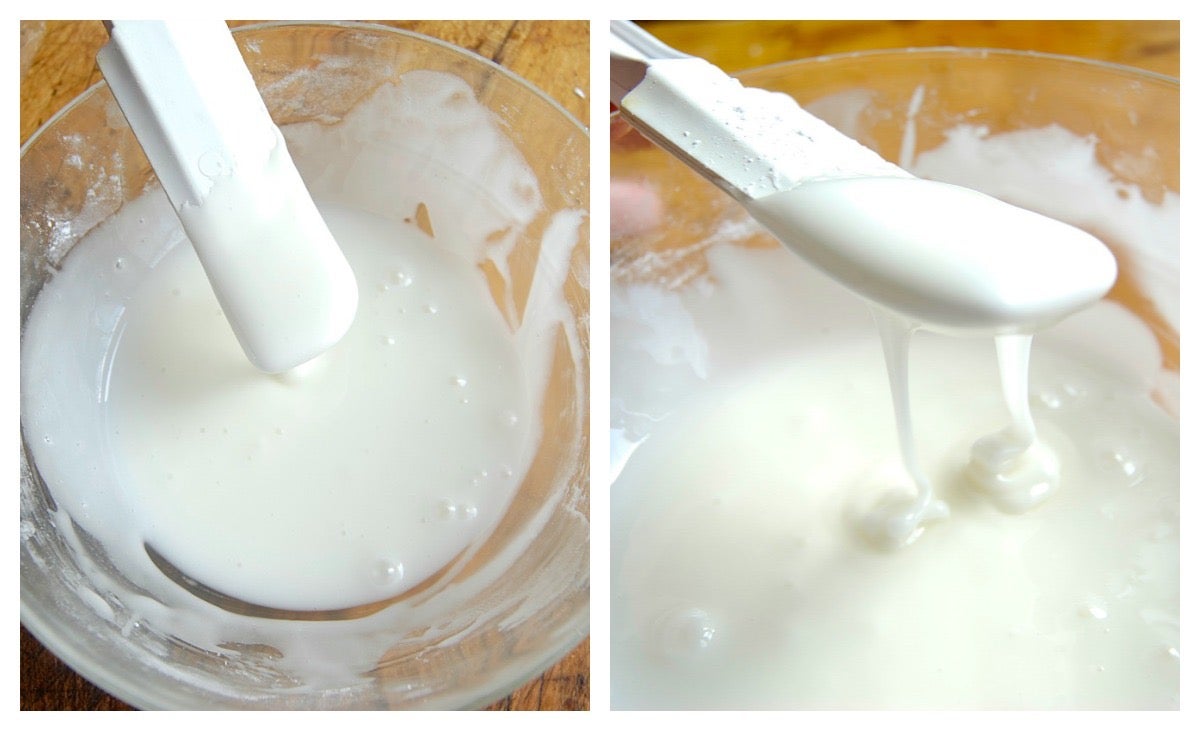 Simple cookie glaze via @kingarthurflour