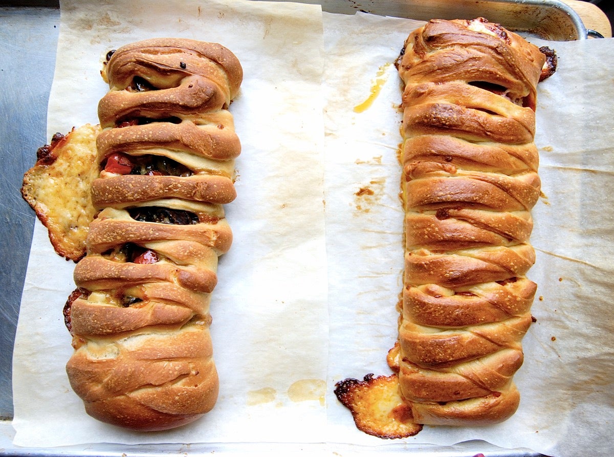How to Shape a Calzone via @kingarthurflour