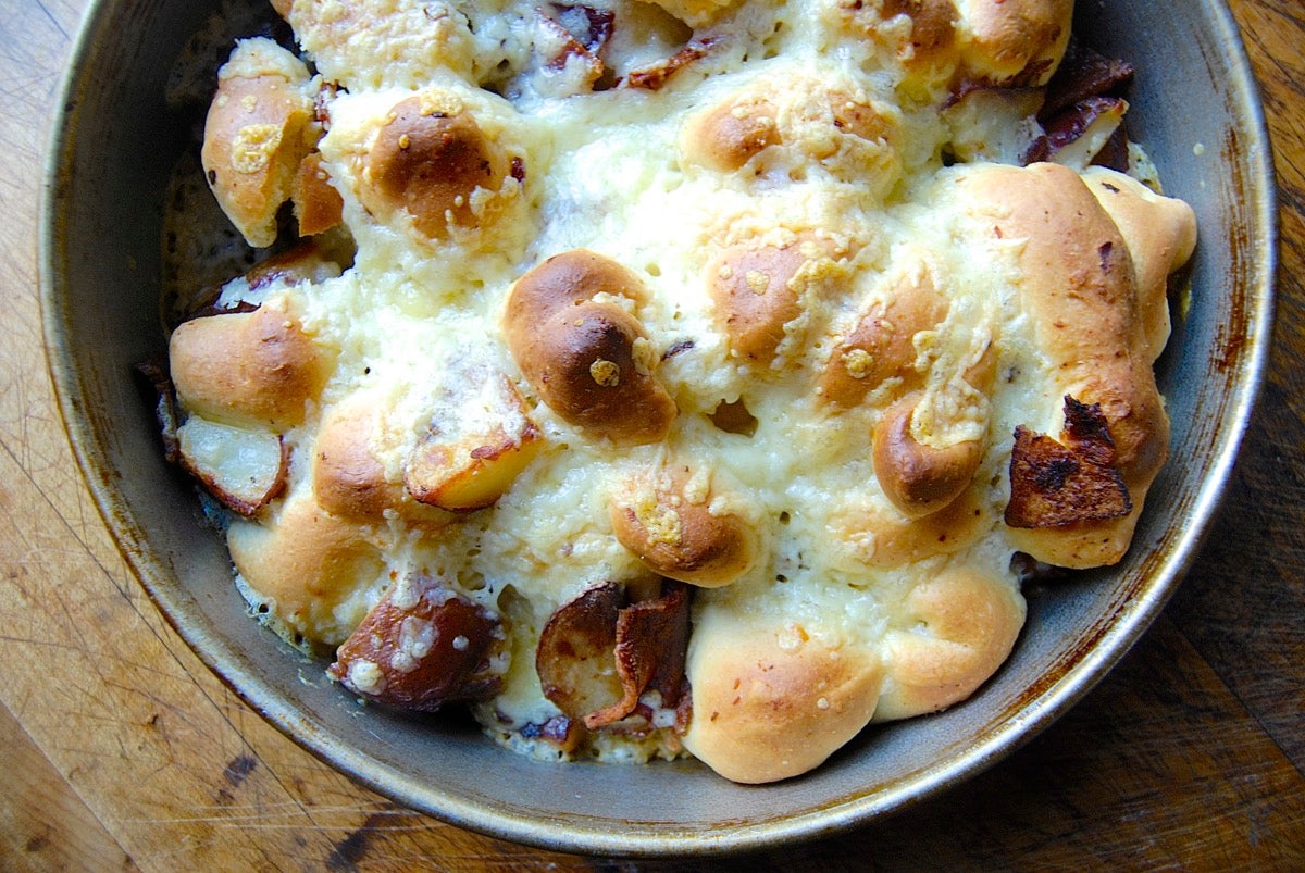 Pull-Apart Pizza via @kingarthurflour