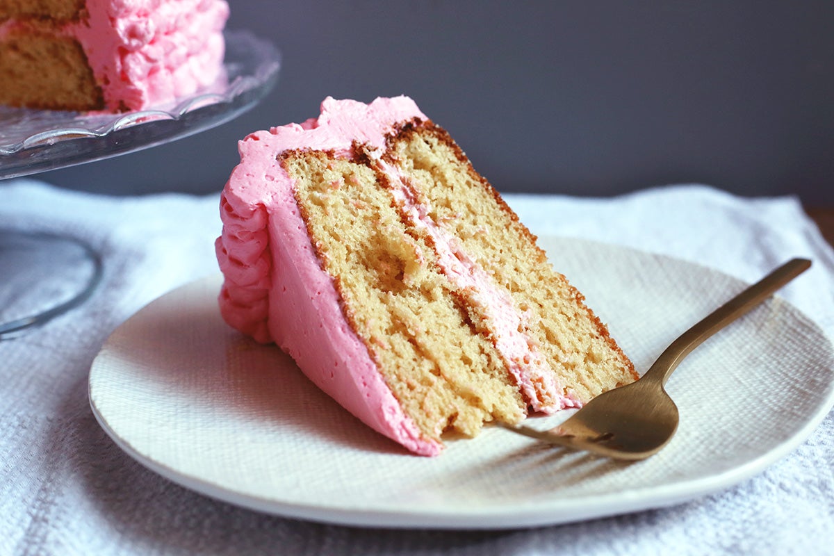 Citrus Surprise Cake via @kingarthurflour