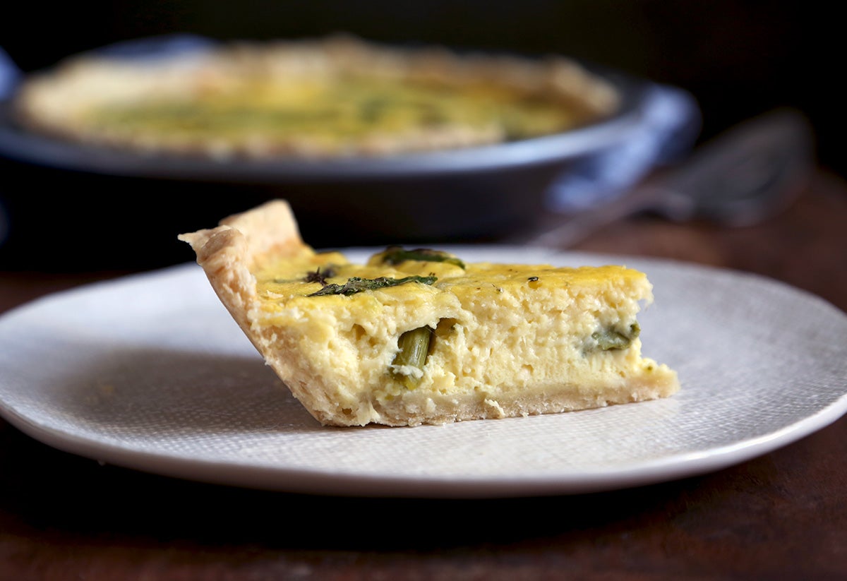 Quiche via @kingarthurflour