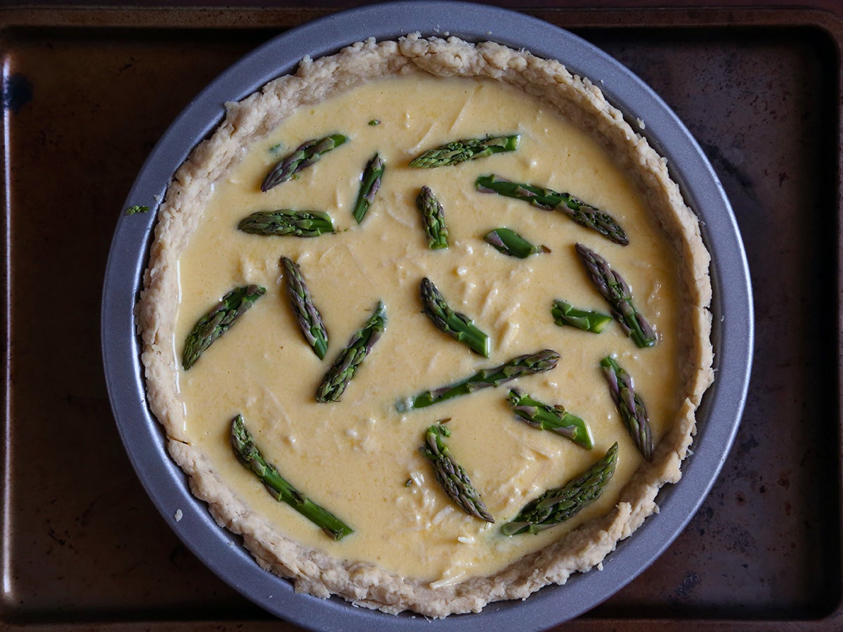 Quiche via @kingarthurflour