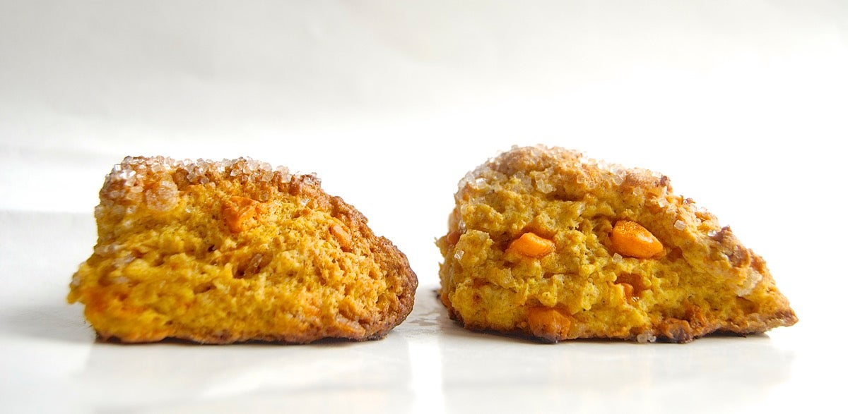 Freeze and bake scones via @kingarthurflour