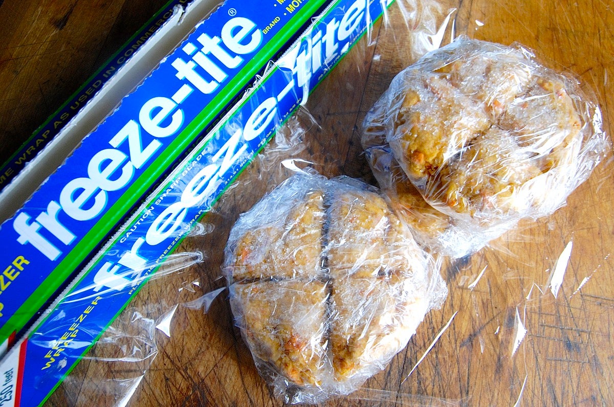 Freeze and bake scones via @kingarthurflour