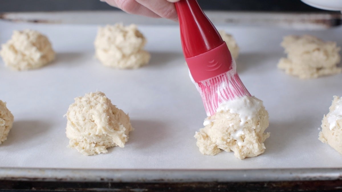 Easy Strawberry Shortcake via @kingarthurflour