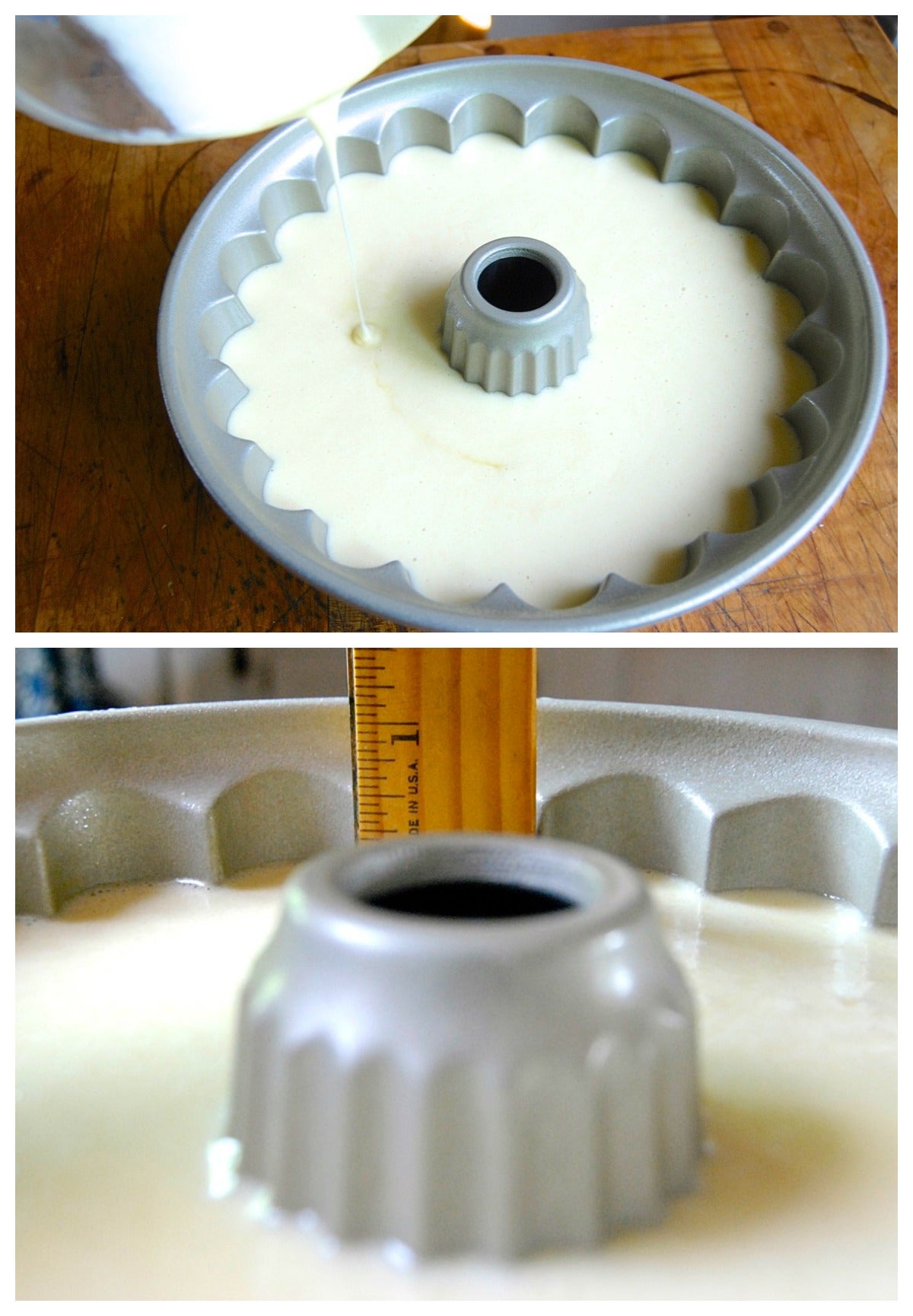 Bundt pan size via @kingarthurflour