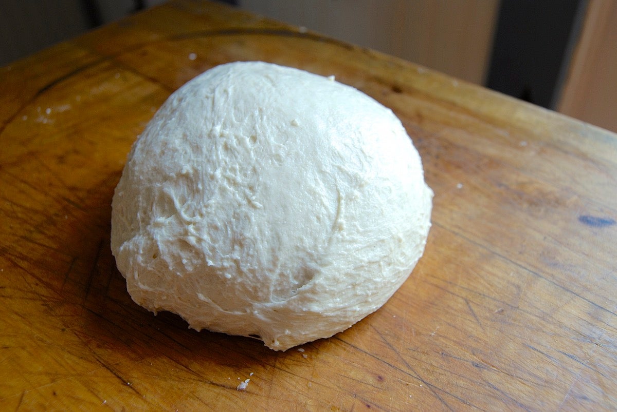 Turn no-knead bread dough into pizza crust via @kingarthurflour