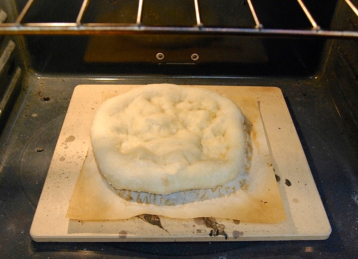 Turn no-knead bread dough into pizza crust via @kingarthurflour