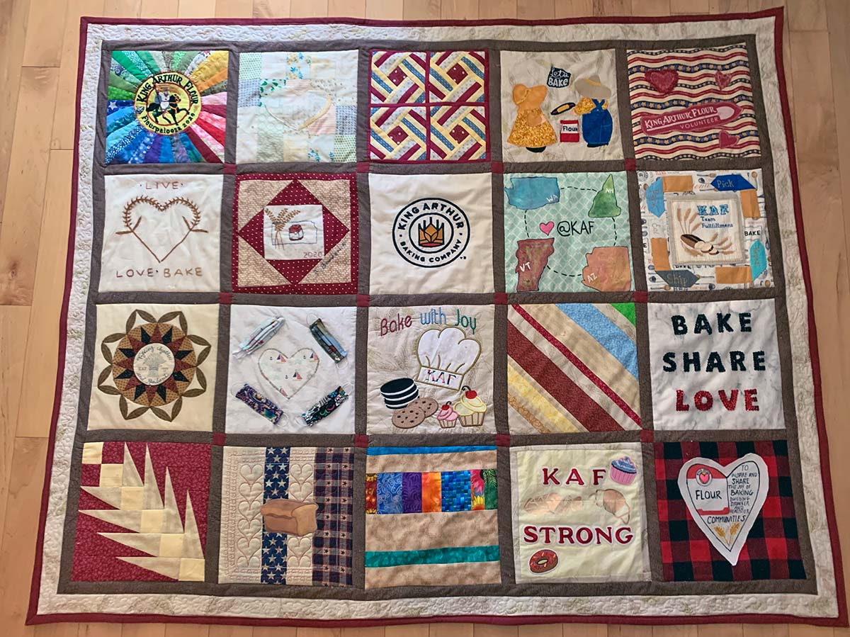 King Arthur Baking Company quilt