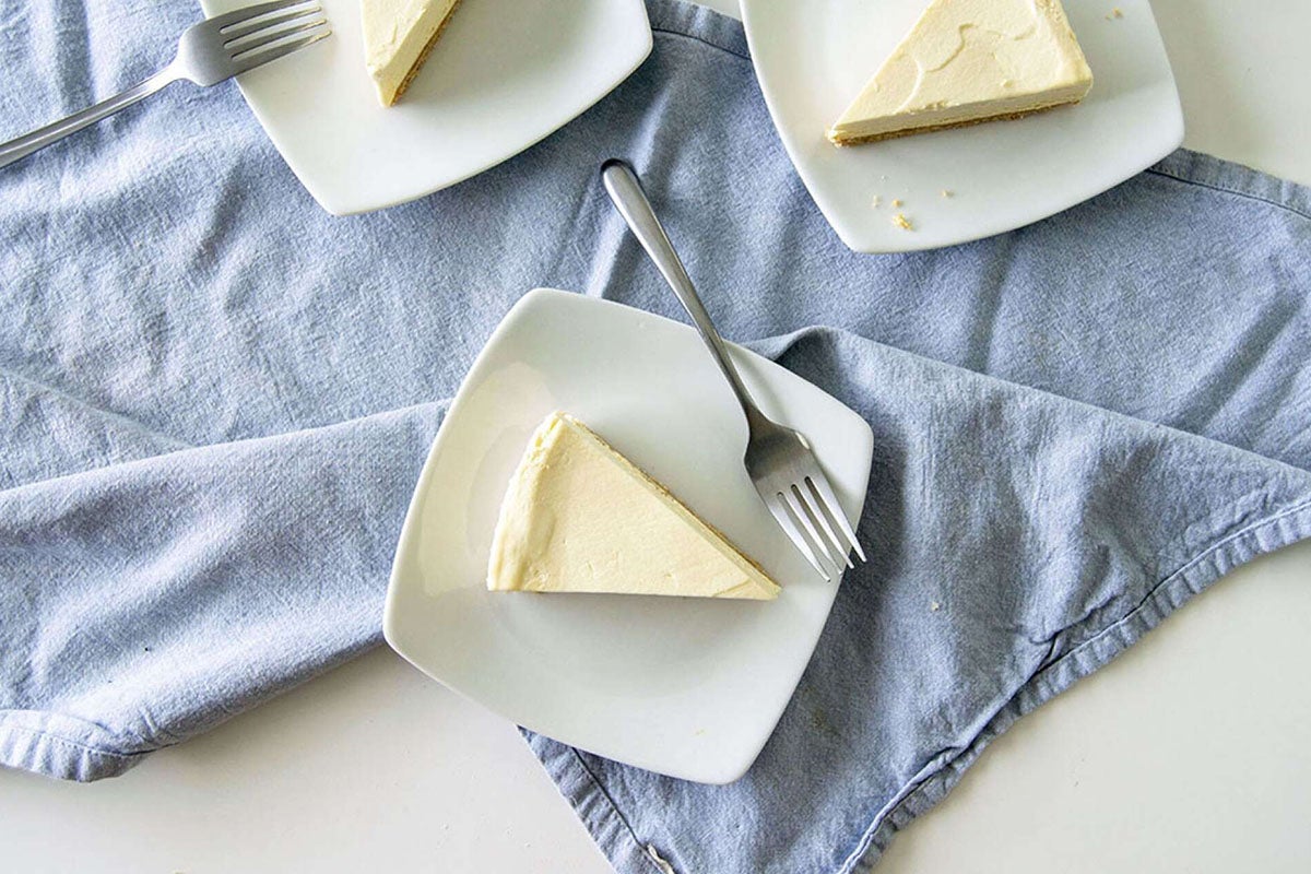 Sliced ice cream pie