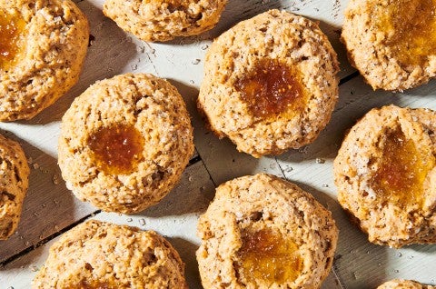 Earl Grey Scones with Jam Centers - select to zoom