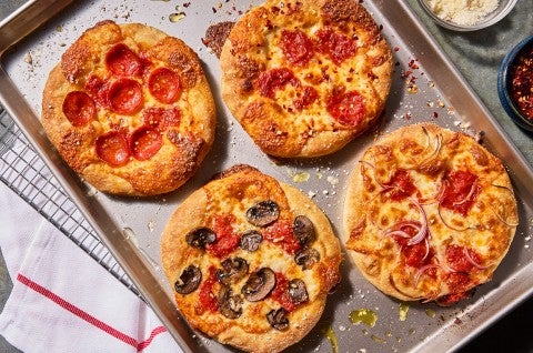 Snacking Pizzas - select to zoom