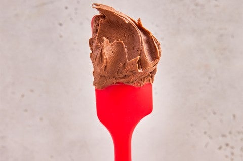 Chocolate Buttercream frosting on a spatula - select to zoom