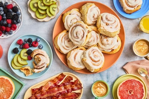 Cinnamon Rolls made with Soft Golden Roll and Bun Mix Kit - select to zoom