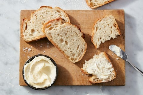 Slices of rustic sourdough bread