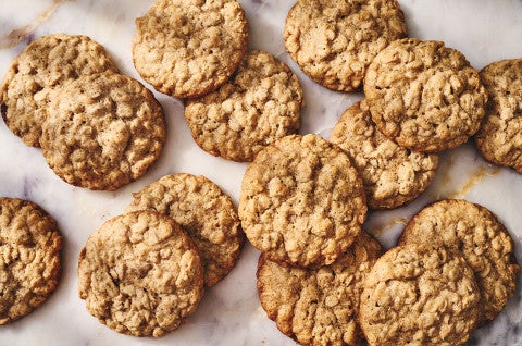 Oatmeal Cookies on a counter - select to zoom
