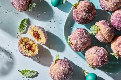 Sugar Plum Cookies on a counter and a plate - select to zoom