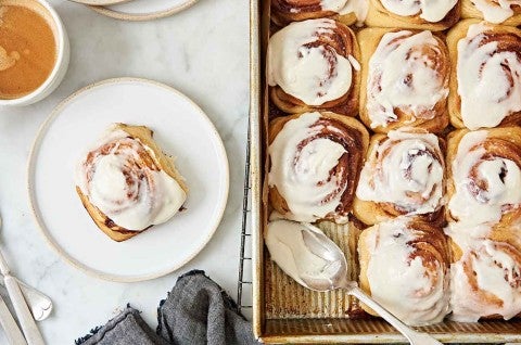 Sourdough Cinnamon Buns - select to zoom