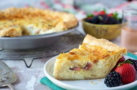 Bacon, Egg & Cheese Quiche - select to zoom