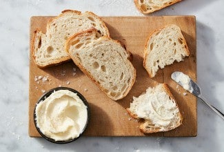 Slices of rustic sourdough bread