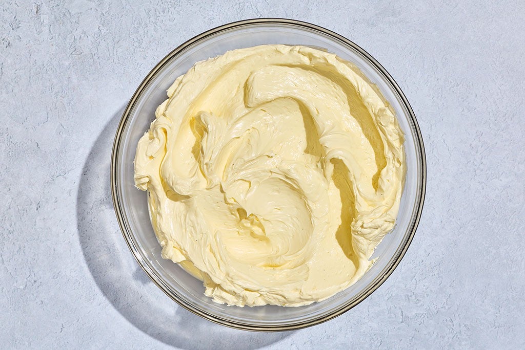A bowl of freshly made French Buttercream