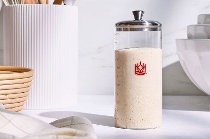 Sourdough Starter in a King Arthur Baking Petite Sourdough Crock