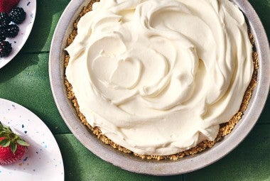 Easy Ice Cream Pie seen from above